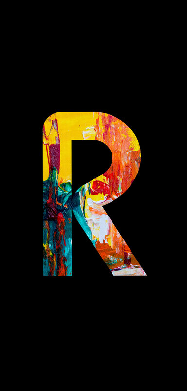 Abstract Letter R