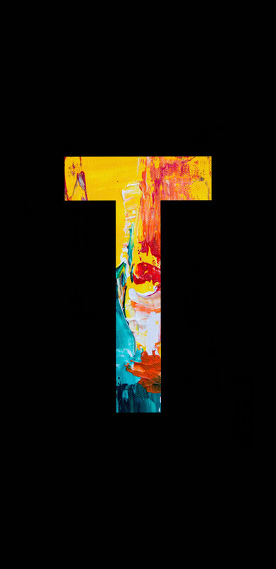 Abstract Letter T