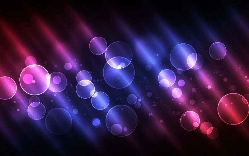 abstract light and bubble background