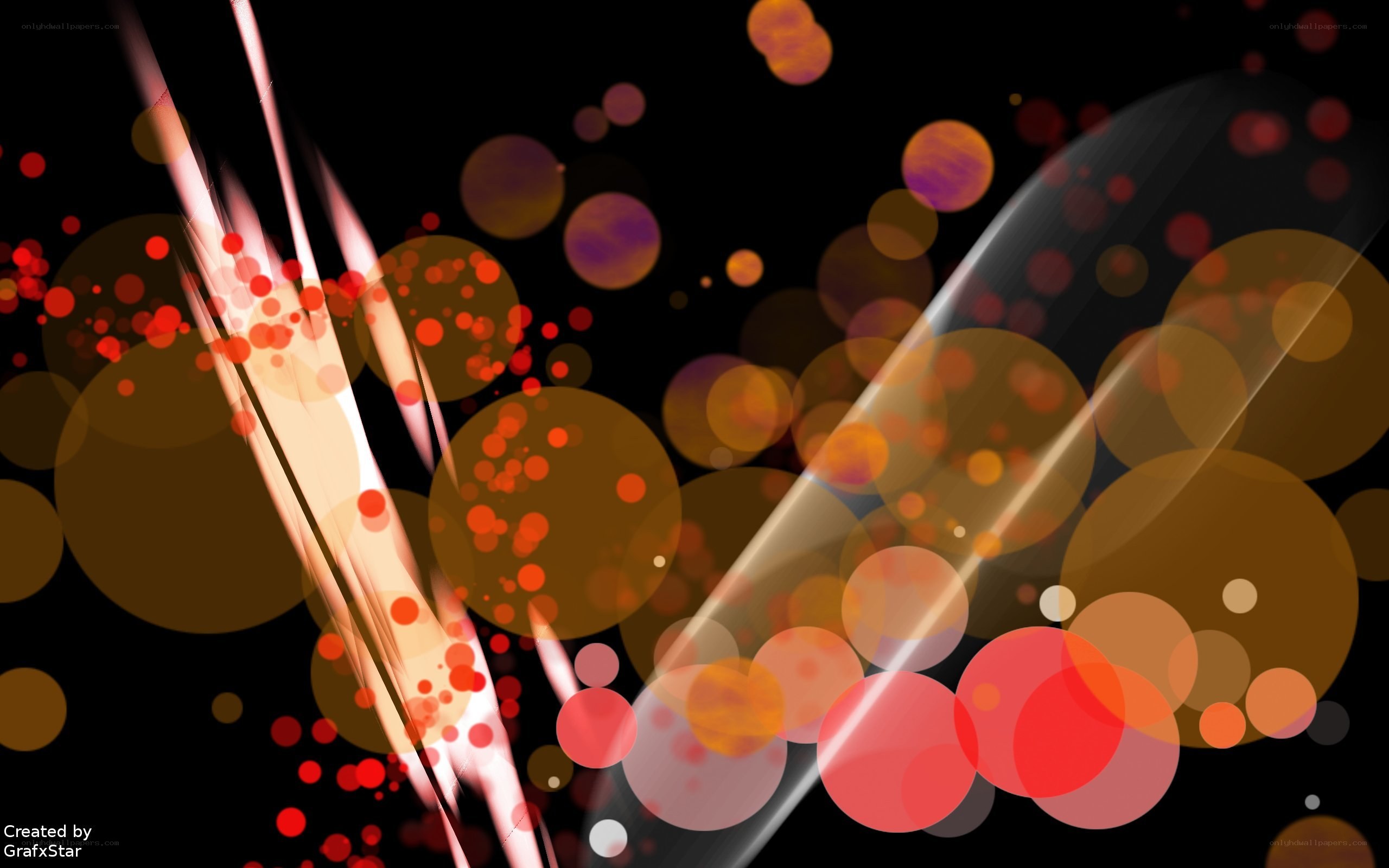 abstract light and color bokeh