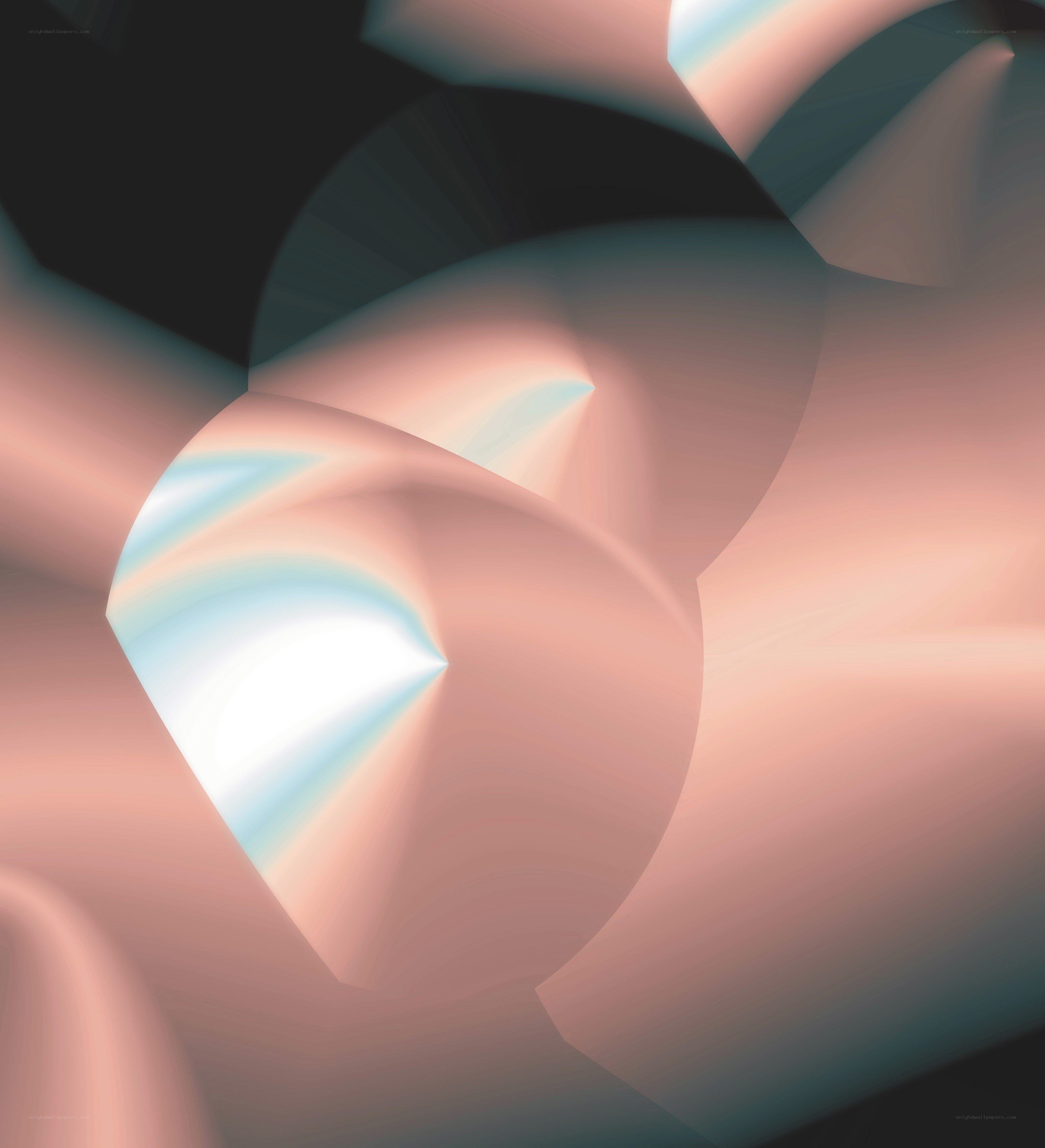 abstract light and color shapes