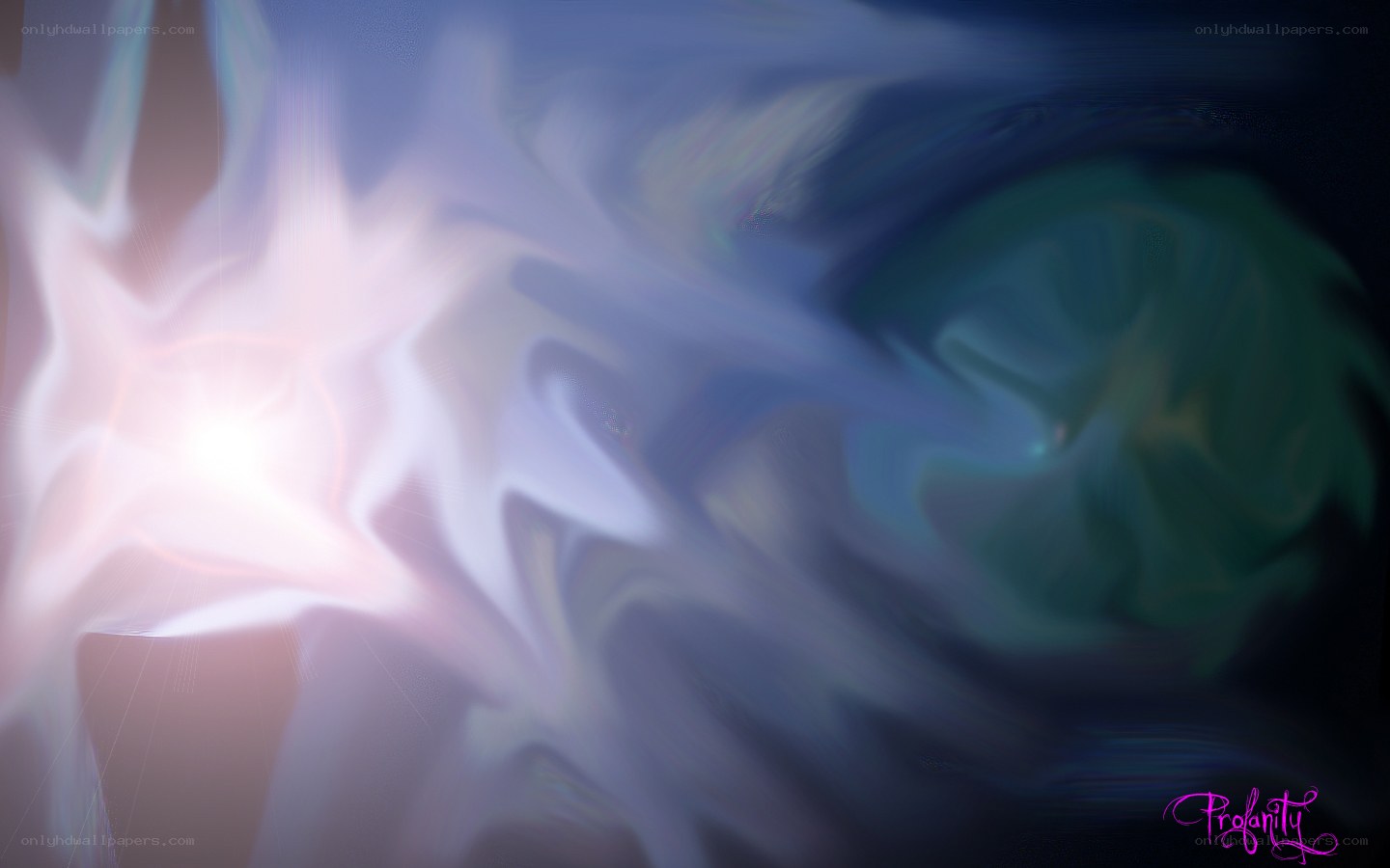 abstract light and color swirl