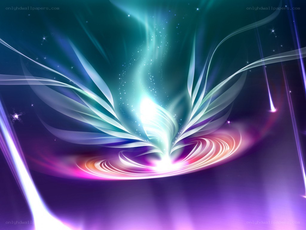 Abstract light and color swirl