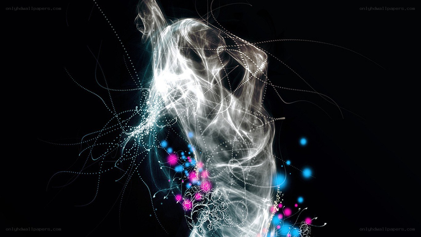 abstract light and energy art