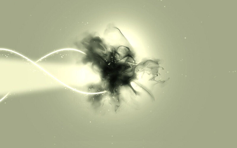abstract light and smoke animation