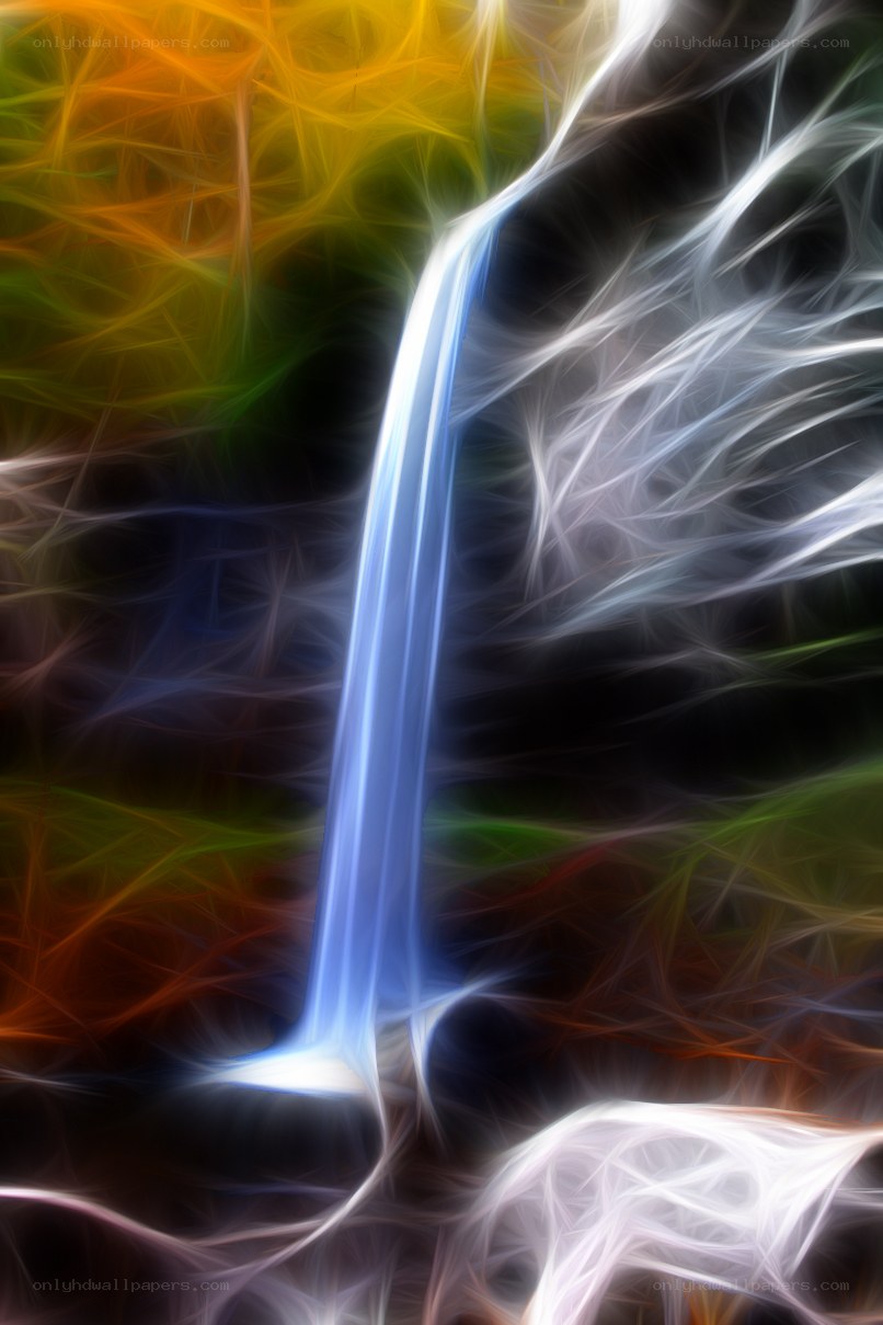 Abstract light beam artwork