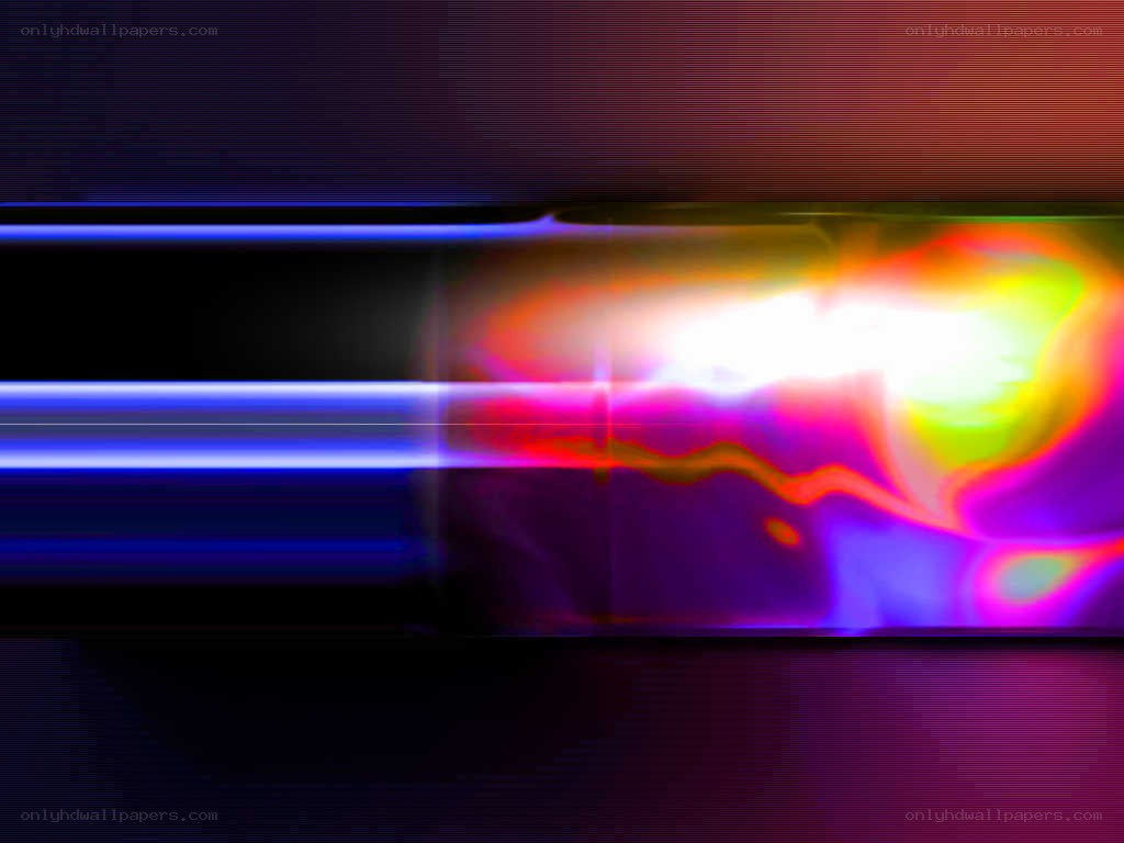 Abstract light beam effect
