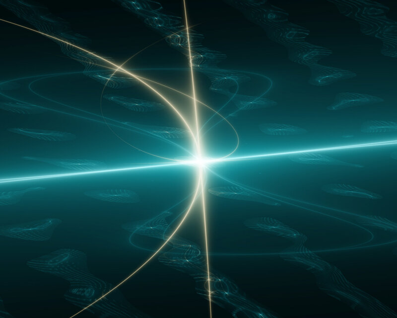 Abstract light beam fractal