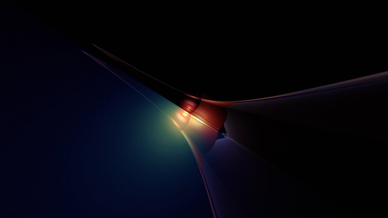 Abstract Light Beams — Black, Dramatic