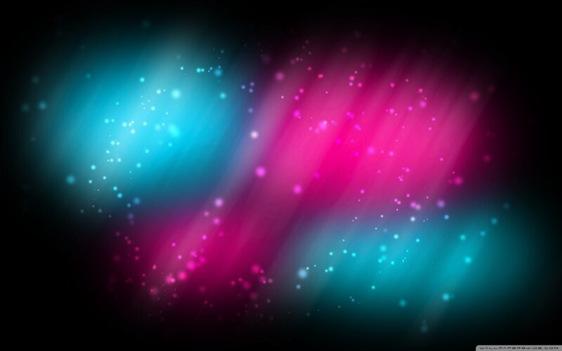 Abstract Light Beams — Blue, Dynamic, Digital Art, Light Rays, Particles