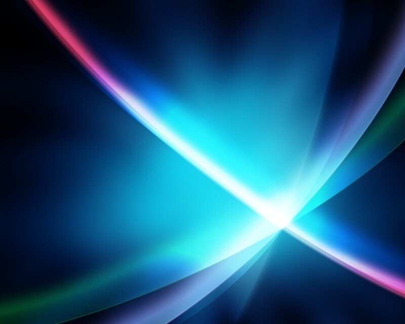 Abstract Light Beams — Blue, Dynamic