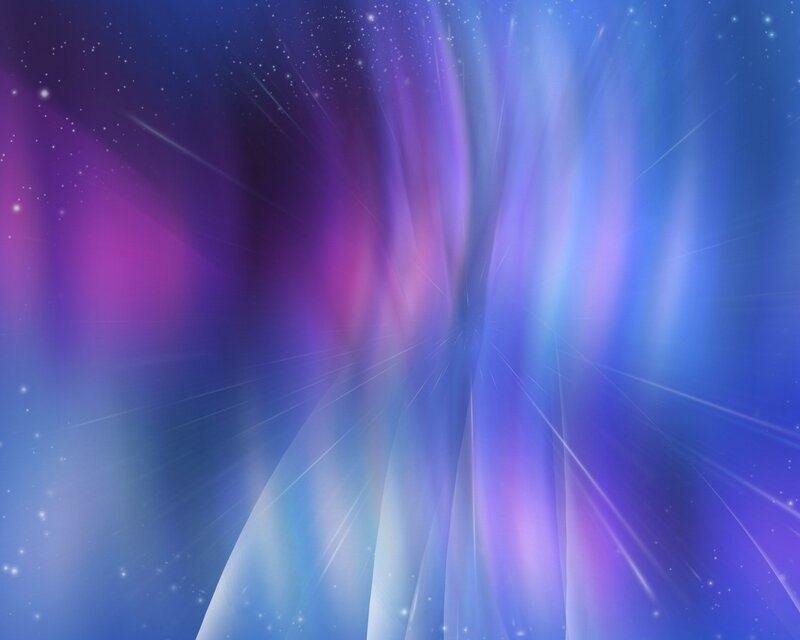 Abstract Light Beams — Blue, Ethereal