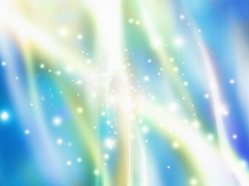 Abstract Light Beams — Blue
