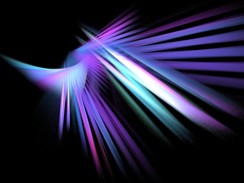 Abstract Light Beams — Purple, Dynamic