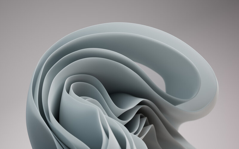 Abstract Light-blue Swirl