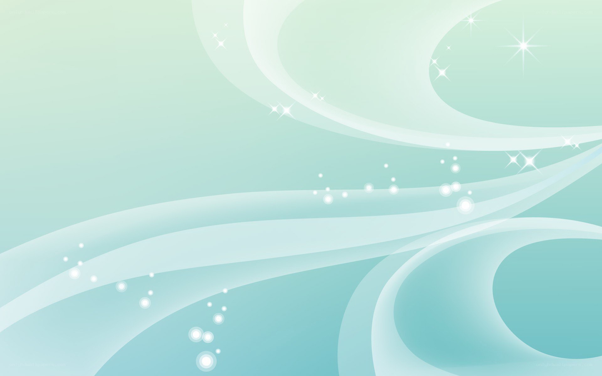 abstract light blue swirls