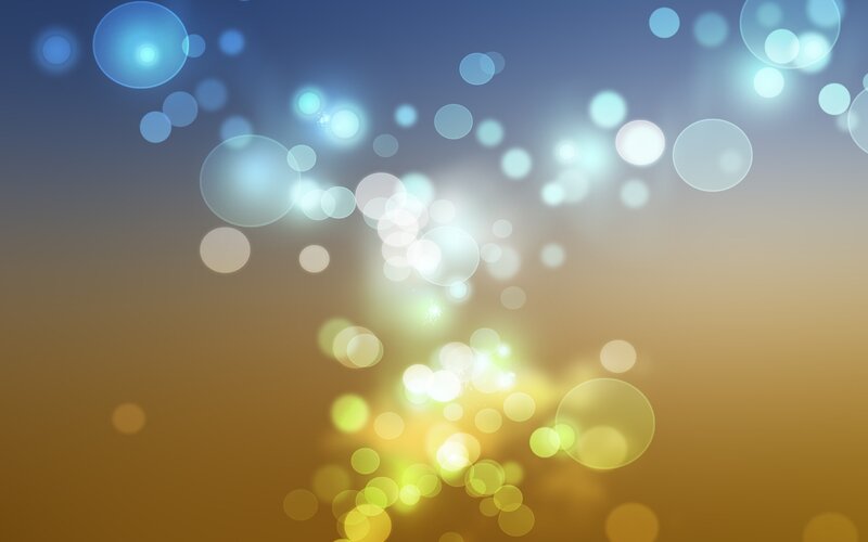 Abstract Light Bokeh — Blue, Calm, Circles