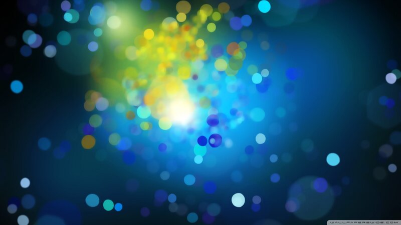 Abstract Light Bokeh — Blue, Dreamy, Digital Art