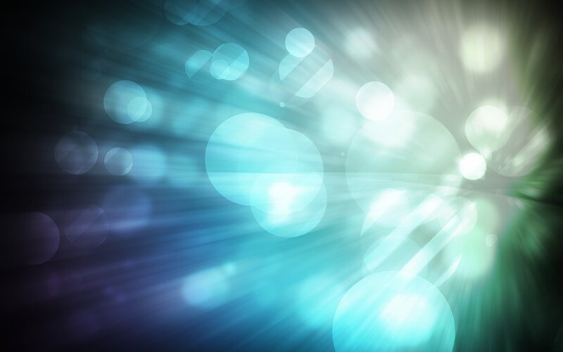 Abstract Light Bokeh — Blue, Ethereal