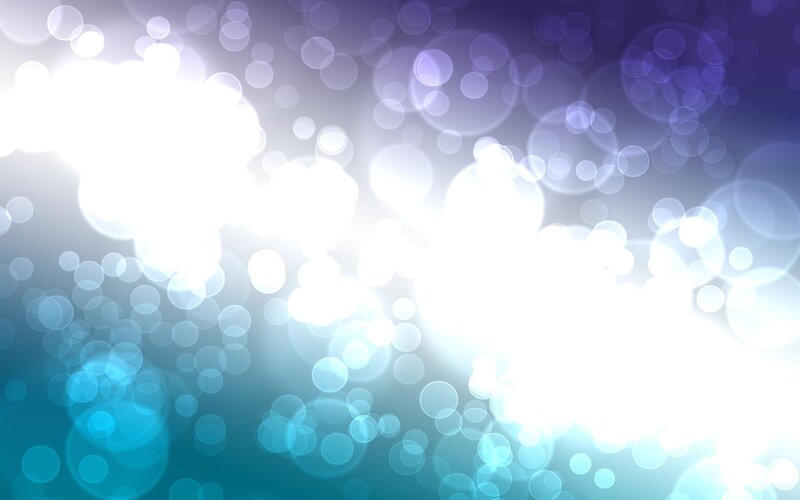 Abstract Light Bokeh — Blue, Serene, Circles