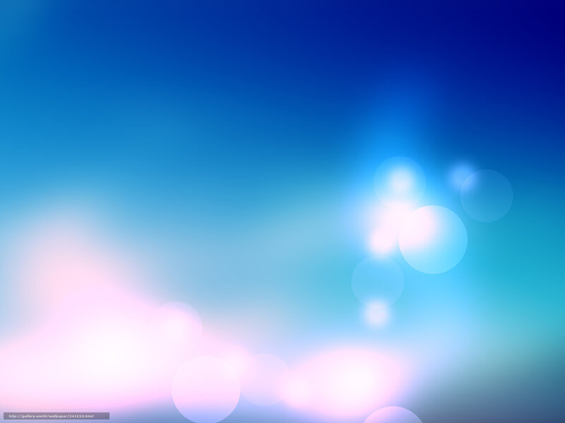 Abstract Light Bokeh — Blue, Serene
