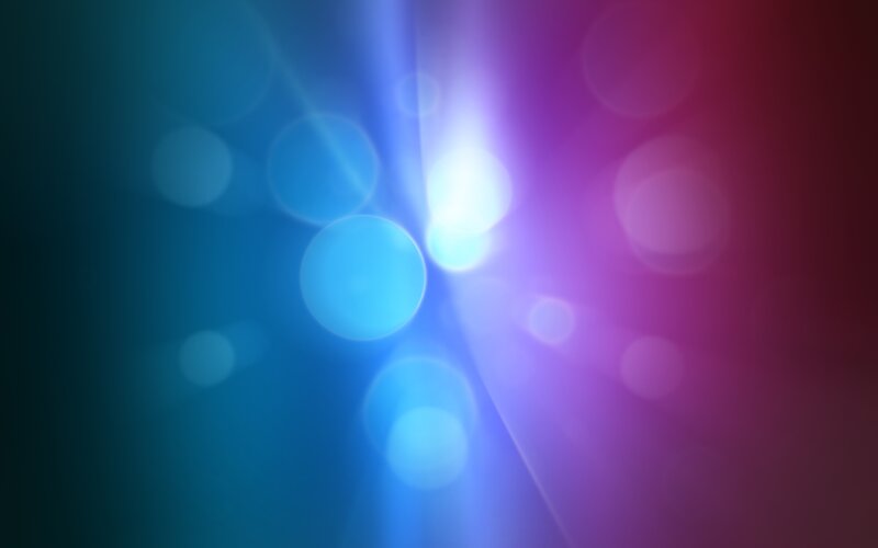 Abstract Light Bokeh — Blue, Vibrant
