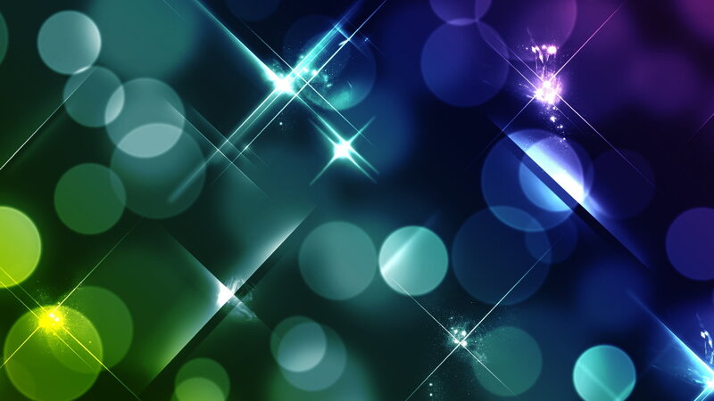 Abstract Light Bokeh — Green, Dynamic