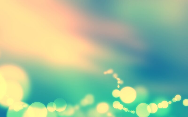 Abstract Light Bokeh — Green, Serene