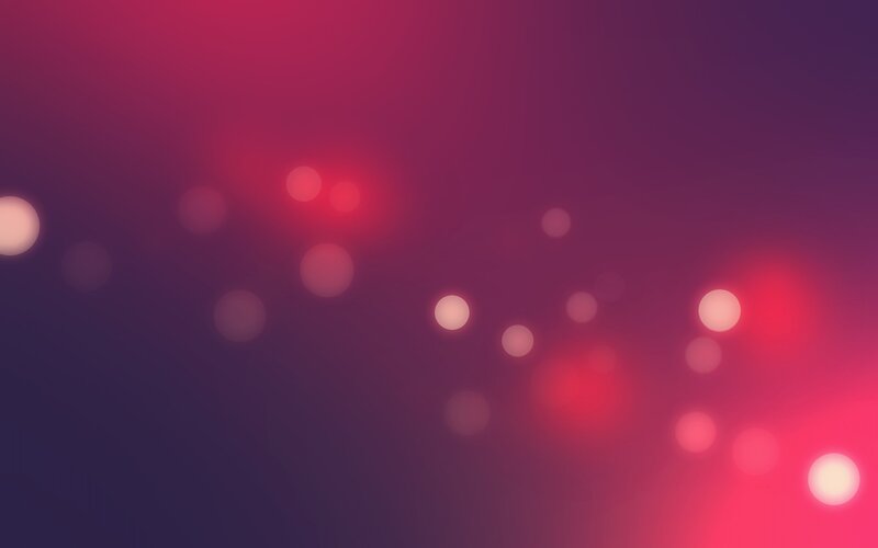 Abstract Light Bokeh — Red