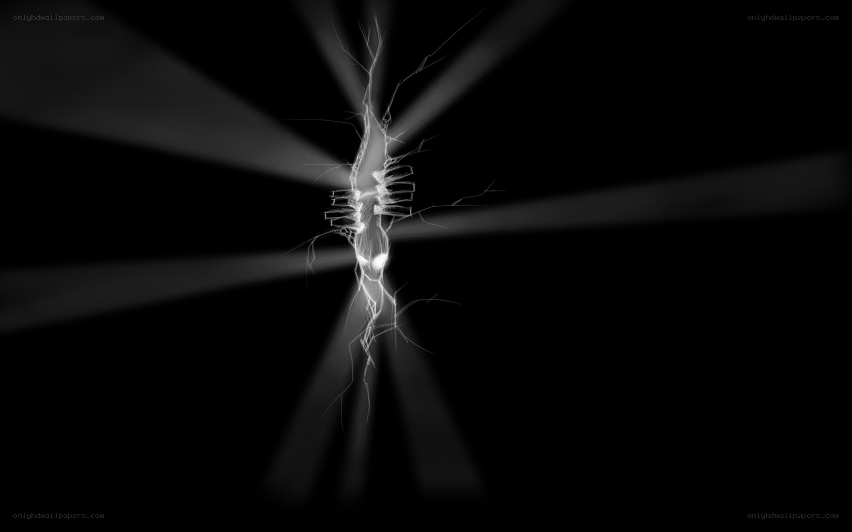 abstract light burst