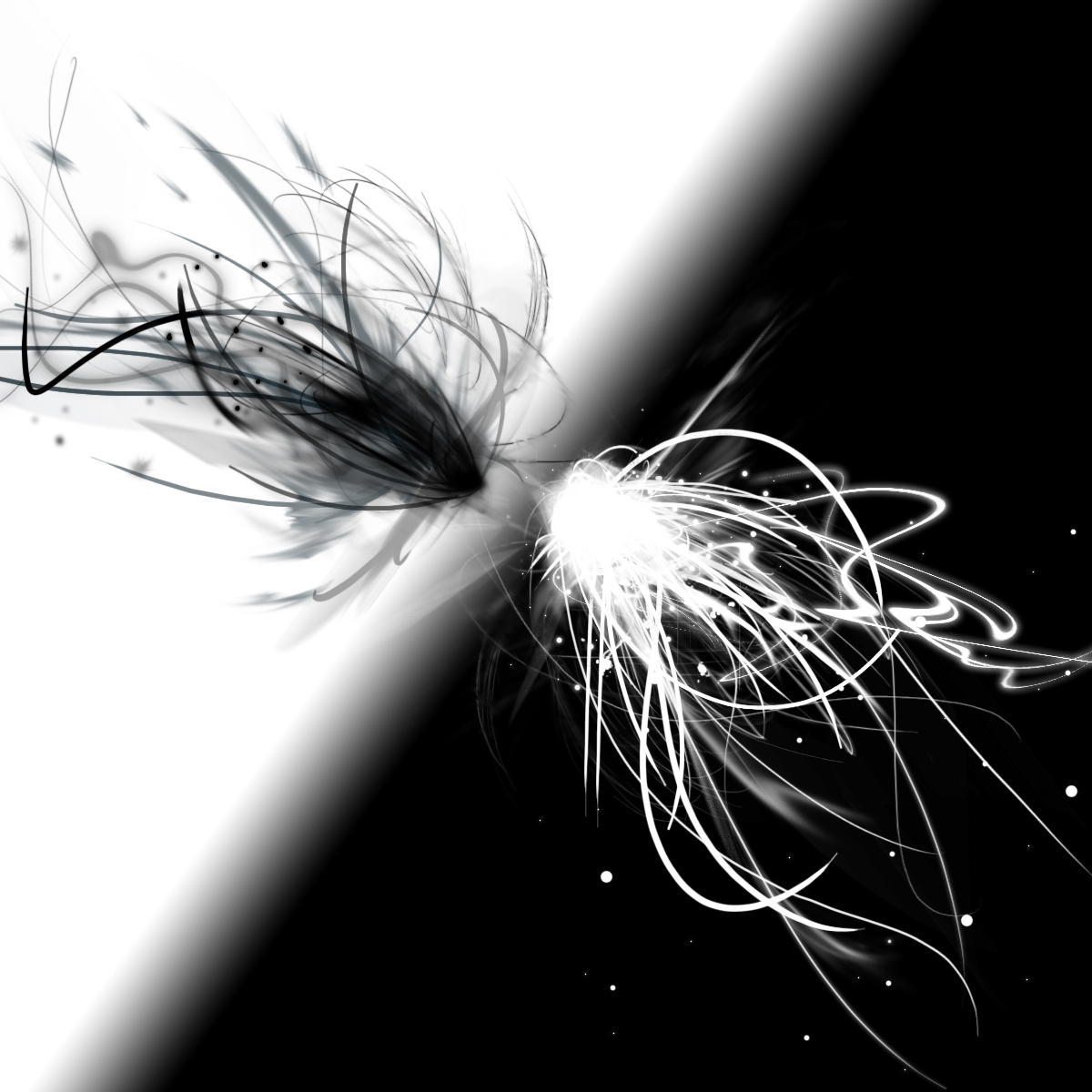 abstract light burst