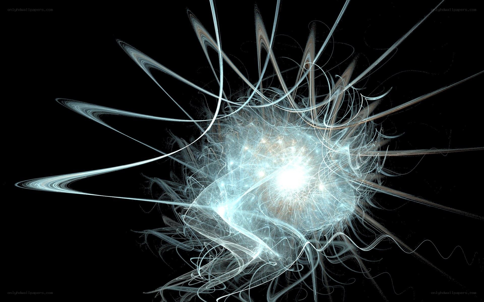 Abstract light burst