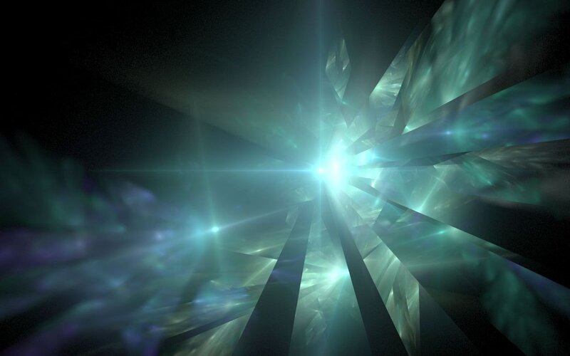 abstract light burst