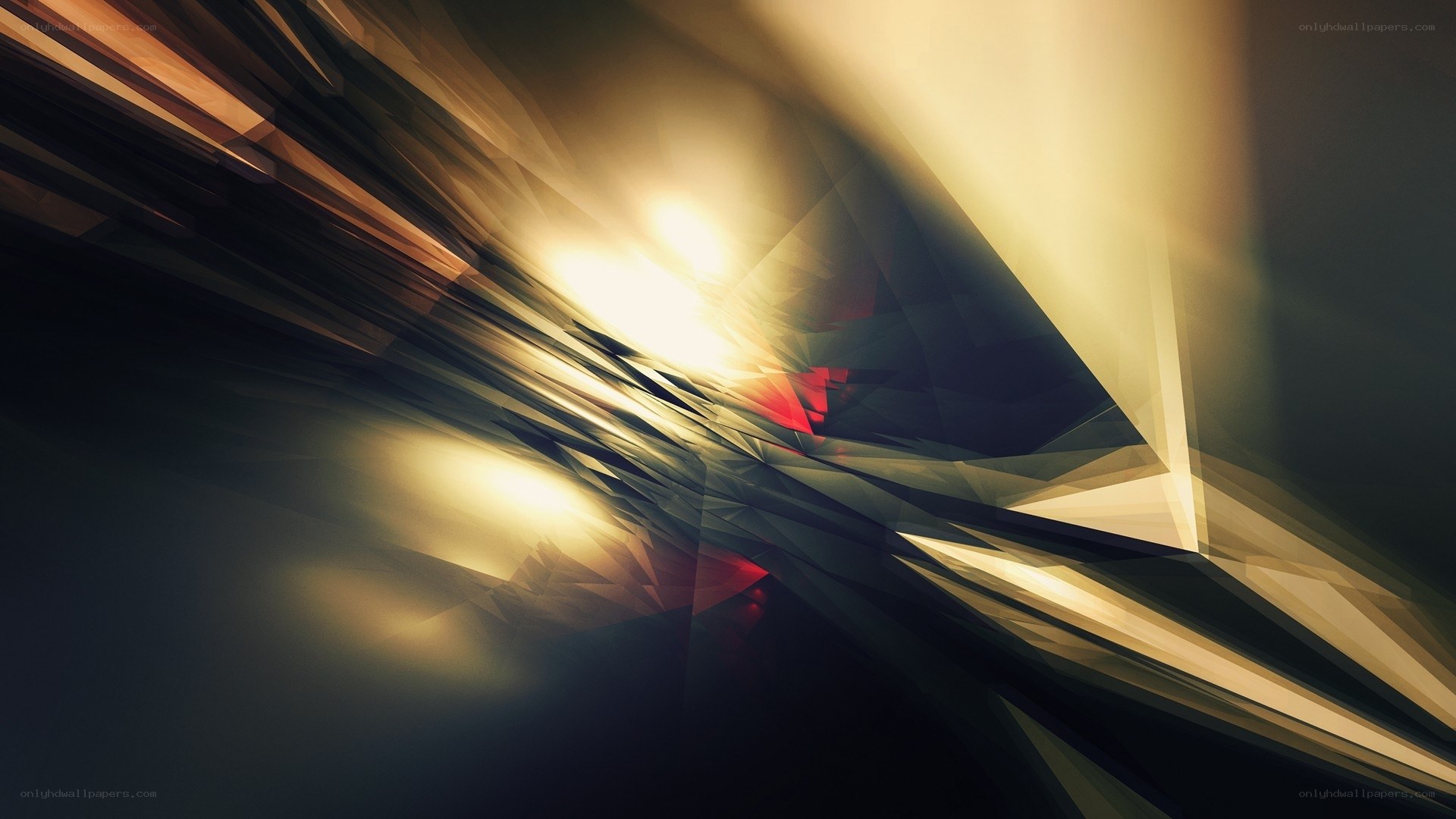 Abstract light burst
