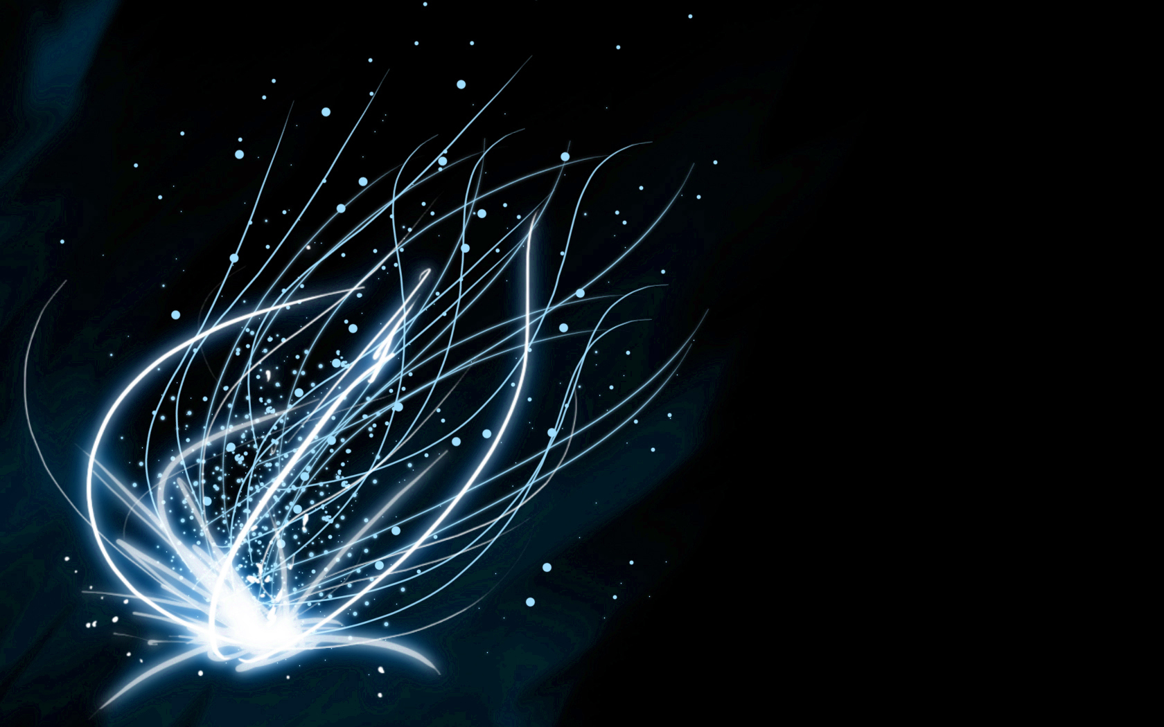 abstract light burst animation