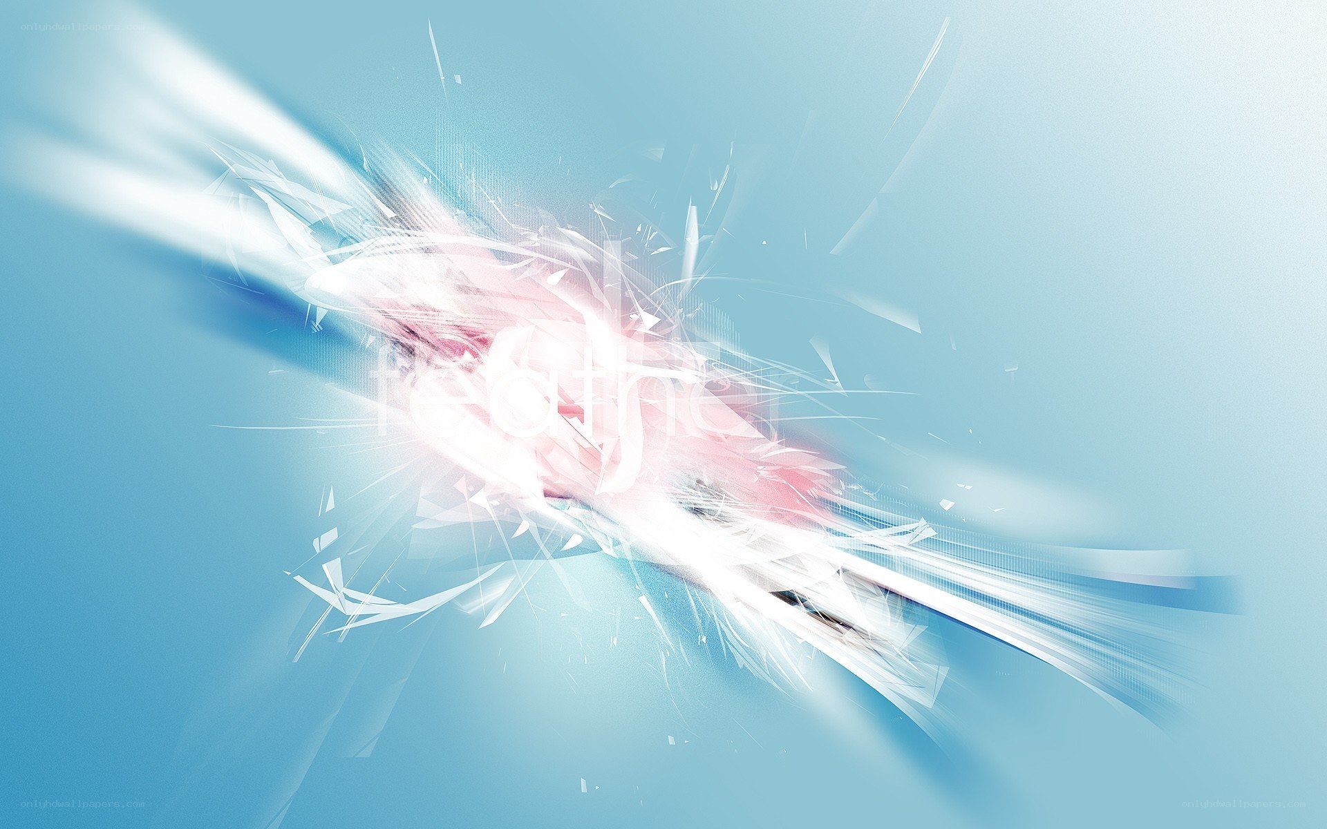 abstract light burst animation