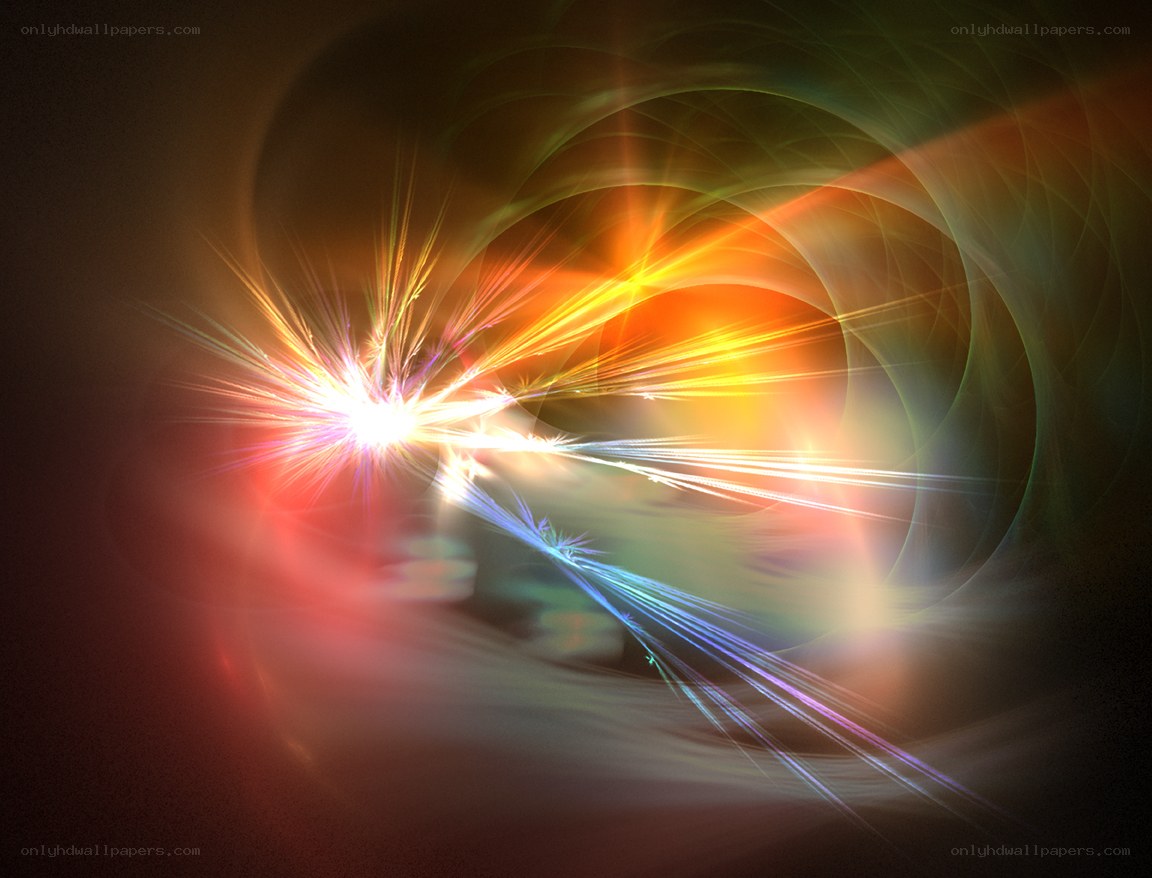 abstract light burst animation
