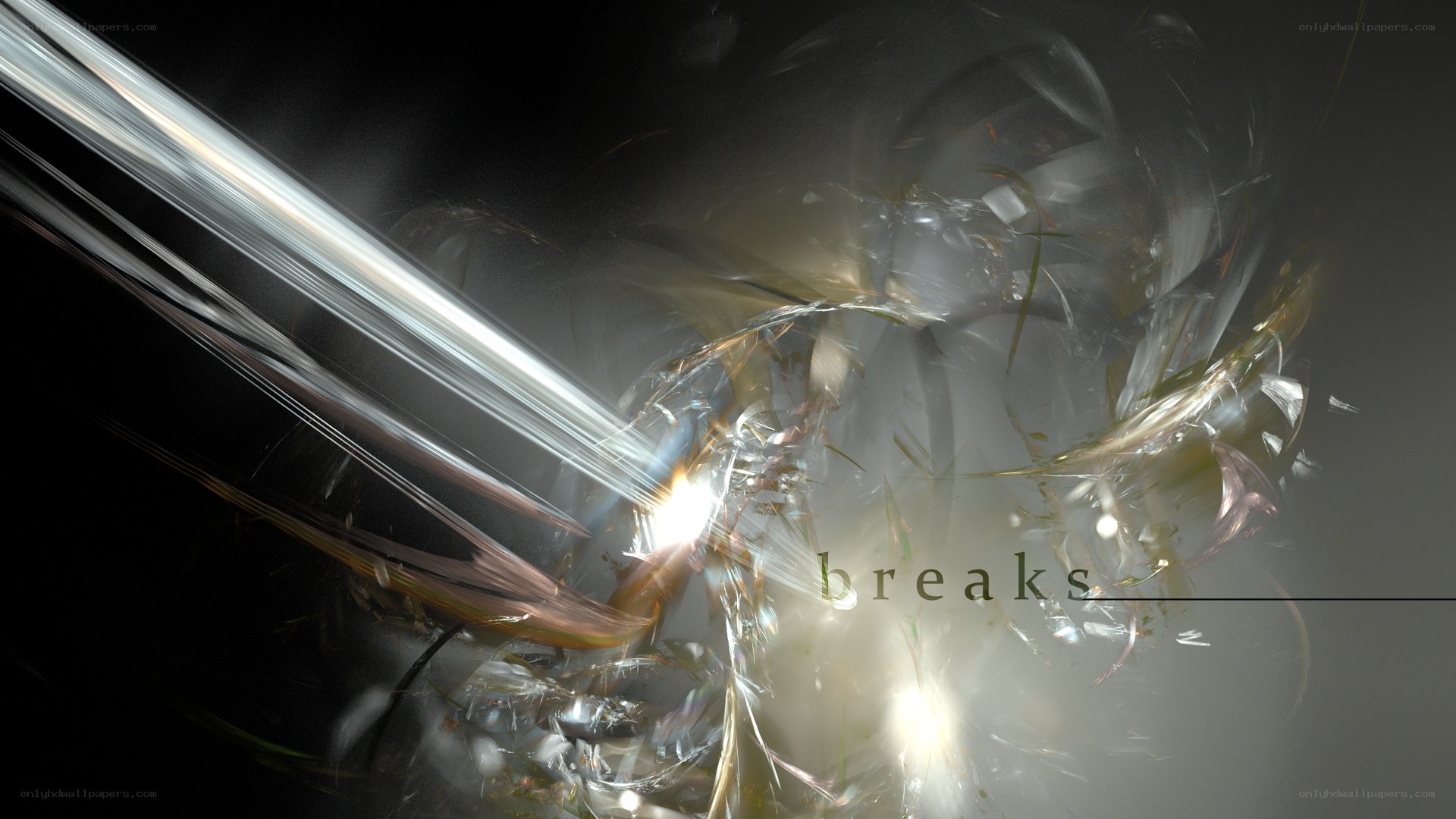 abstract light burst artwork