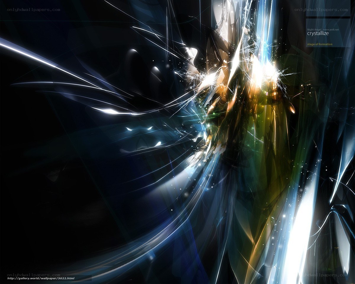 Abstract light burst artwork