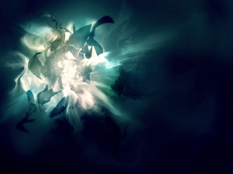 abstract light burst artwork
