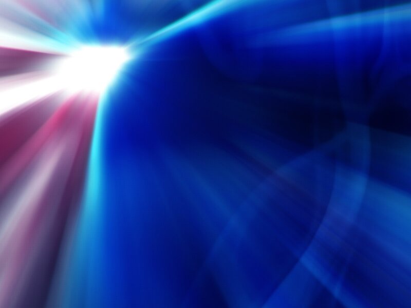 Abstract Light Burst — Blue, Dramatic, Light Rays