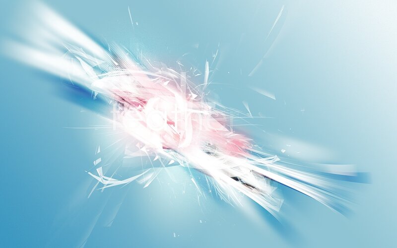 Abstract Light Burst — Blue, Dynamic, Digital Art, Shards, Explosion