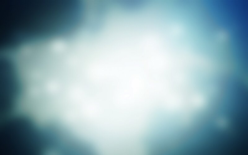 Abstract Light Burst — Blue, Serene