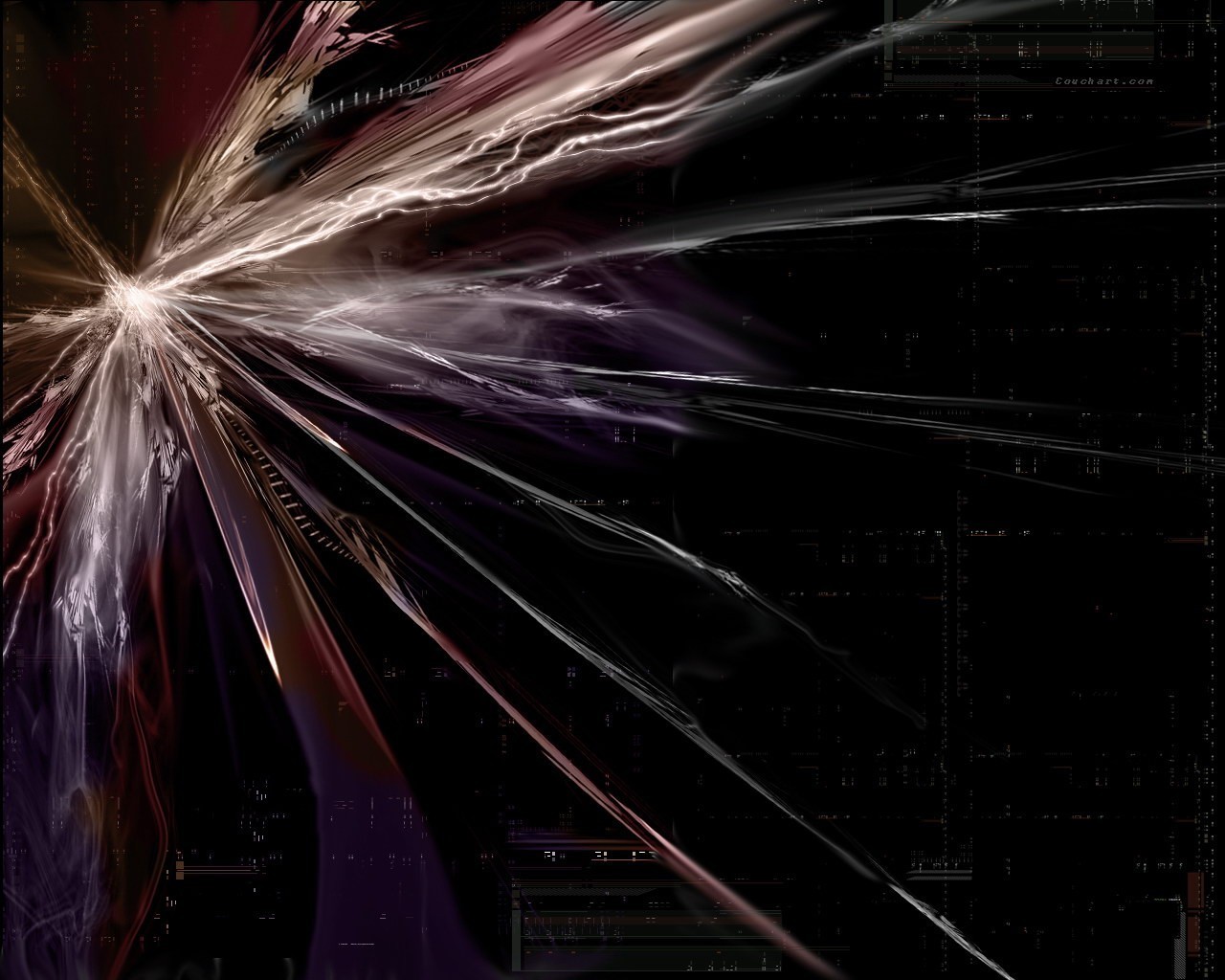 abstract light burst design