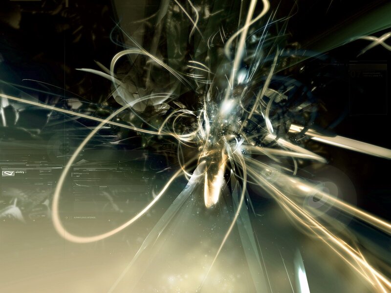 abstract light burst design