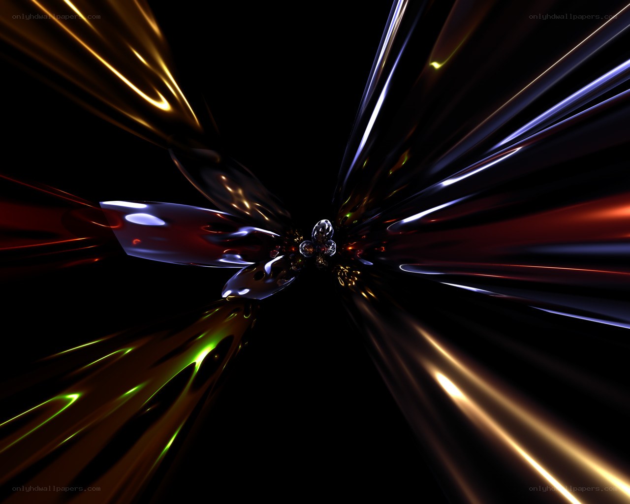 Abstract light burst design