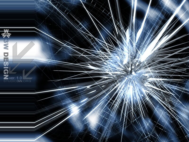 abstract light burst design