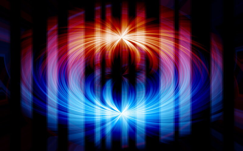 Abstract light burst energy