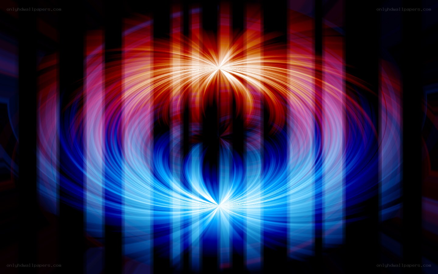 Abstract light burst energy