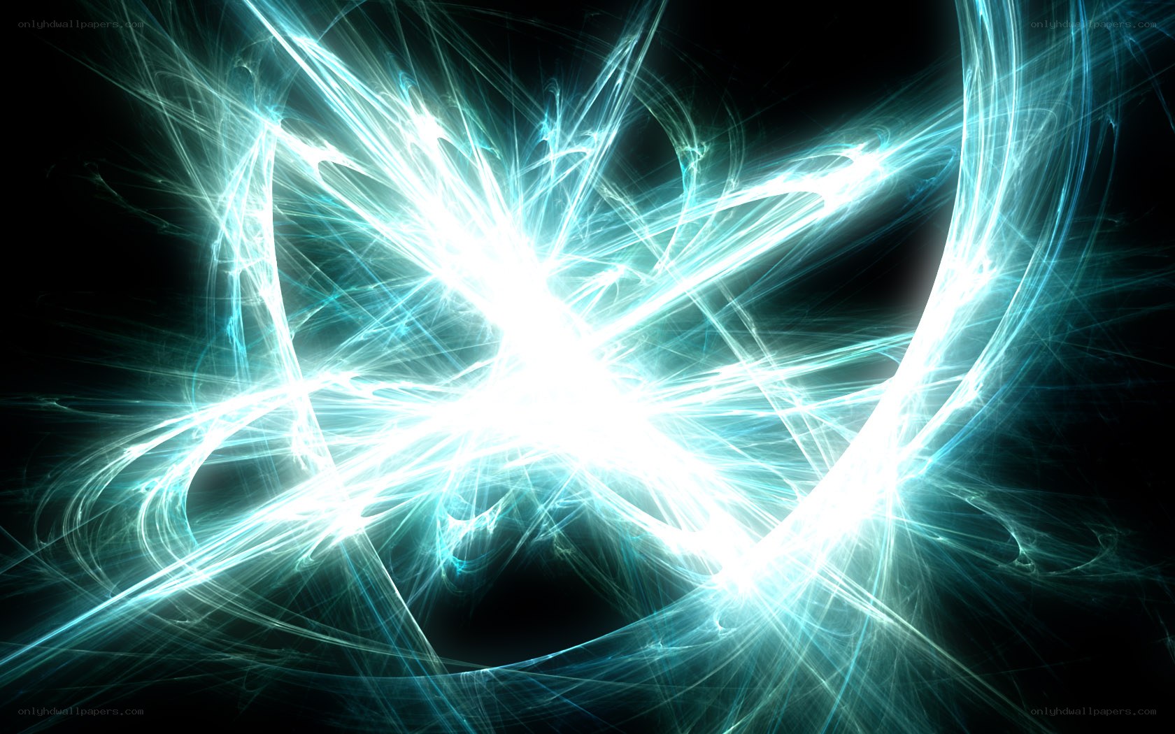 Abstract light burst energy